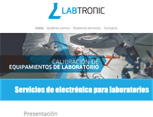 Tablet Screenshot of lab-tronic.com